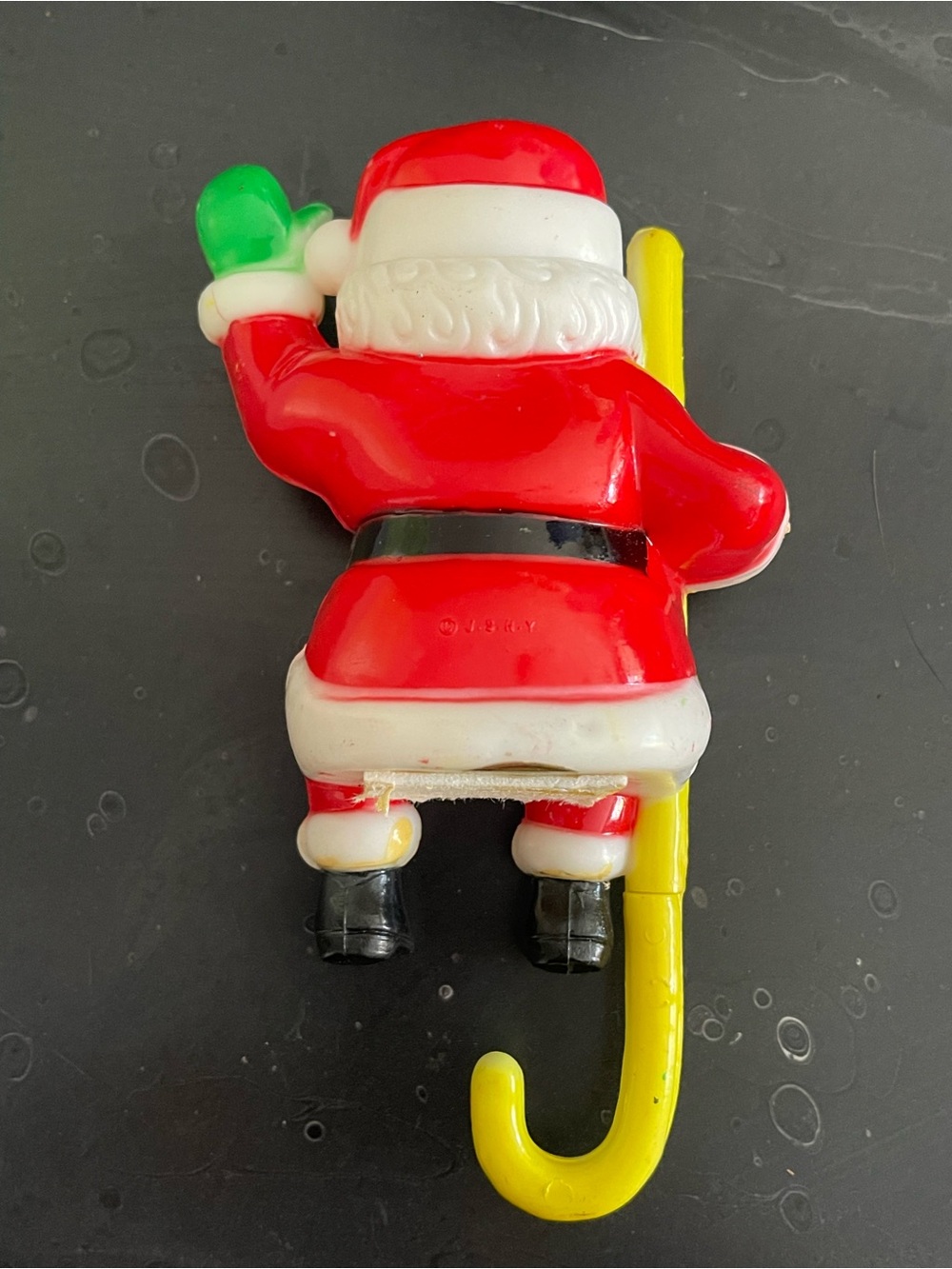 Vintage 1970 stocking hangers Santa and Elf - Picture 8 of 14